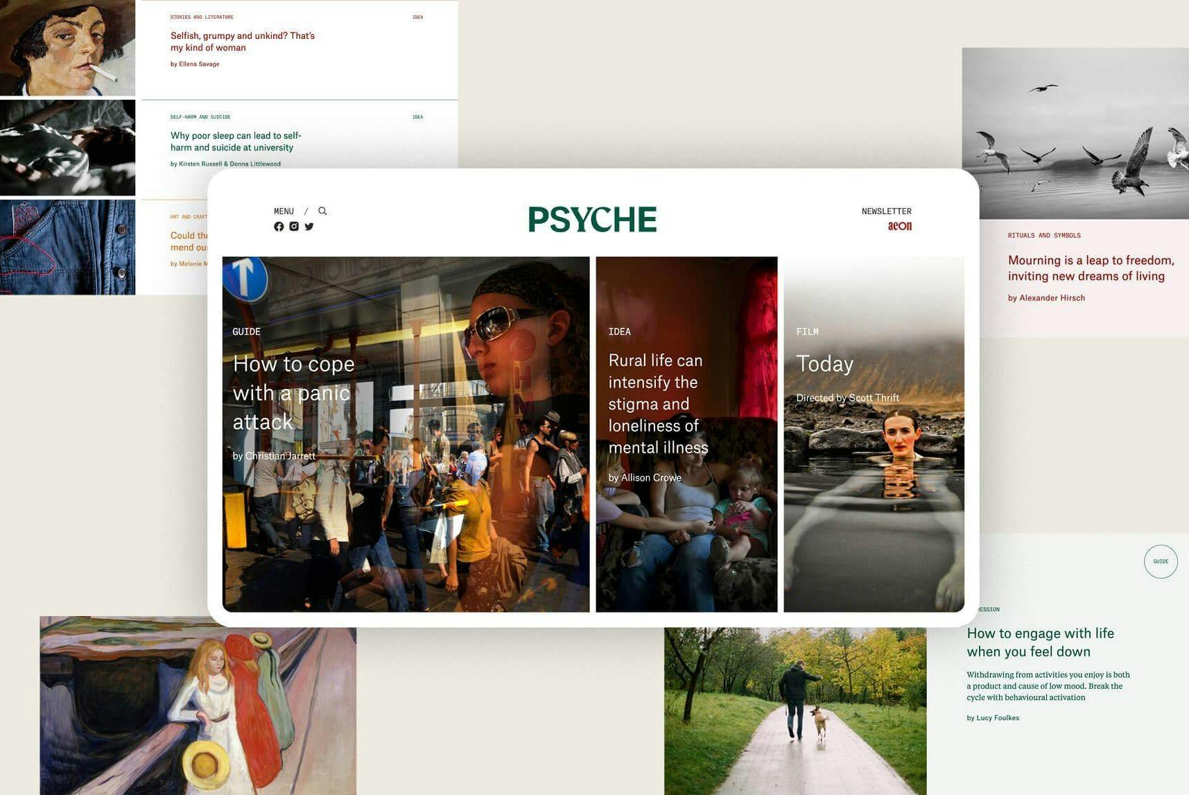 Psyche Website 02 Home Page Desktop