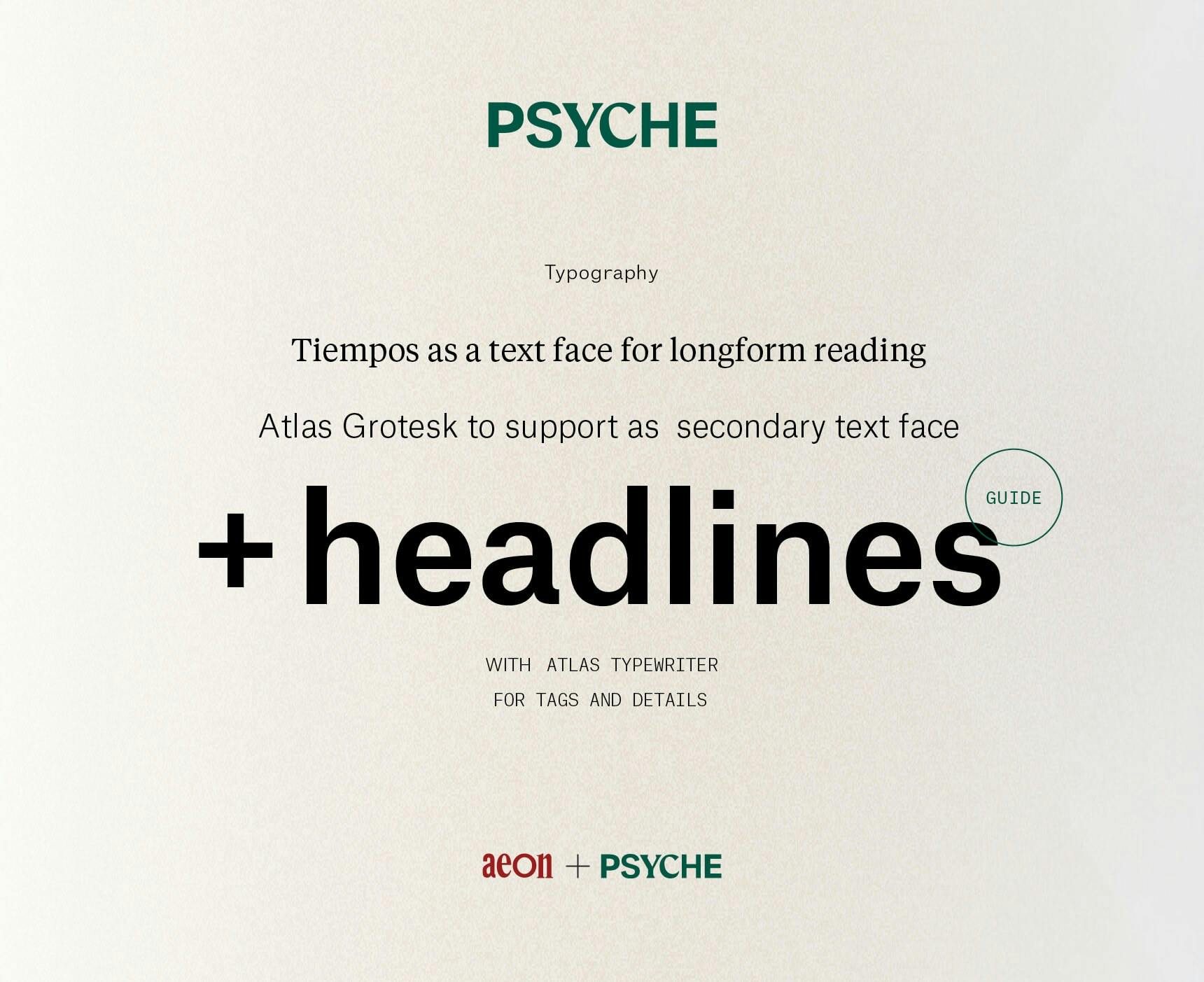 Psyche Website 06 Typography