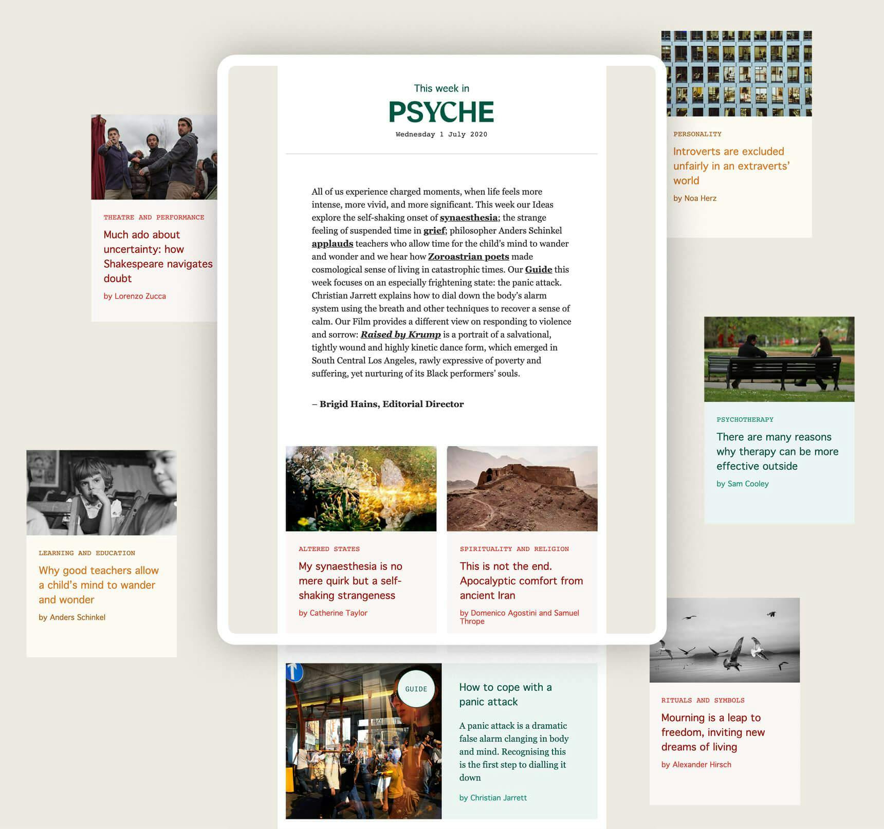 Psyche Website 15 Newsletter