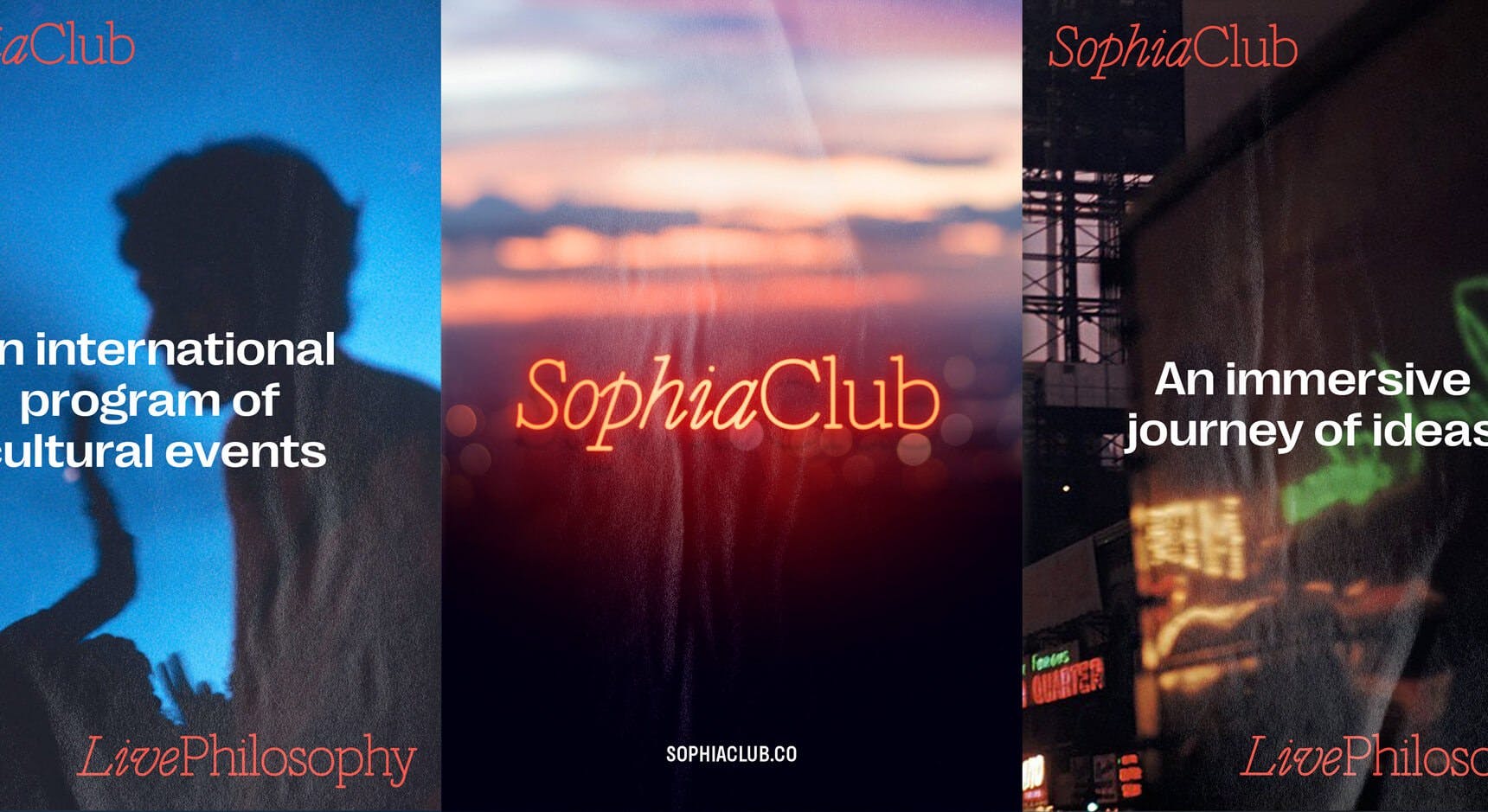 Sophia Club Paste Up Posters